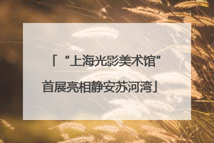 “上海光影美术馆”首展亮相静安苏河湾