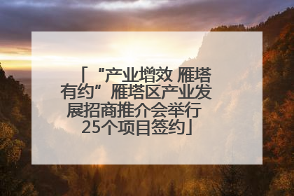 “产业增效 雁塔有约”雁塔区产业发展招商推介会举行 25个项目签约
