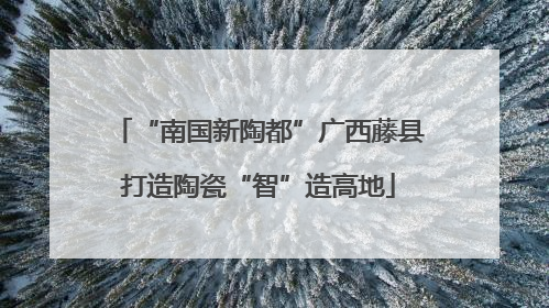 “南国新陶都”广西藤县打造陶瓷“智”造高地