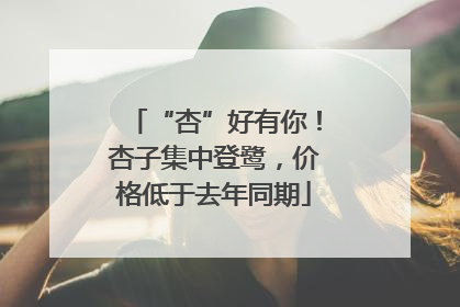 “杏”好有你！杏子集中登鹭，价格低于去年同期
