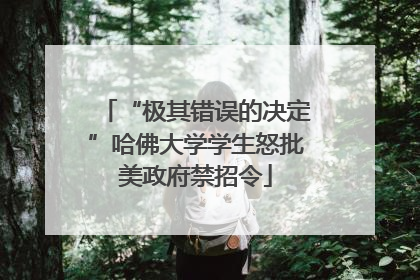 “极其错误的决定”哈佛大学学生怒批美政府禁招令