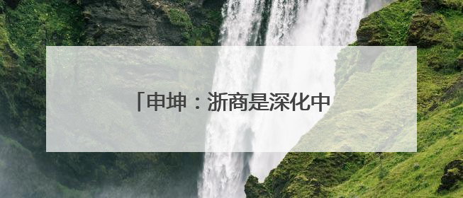 申坤：浙商是深化中非务实合作的新桥梁