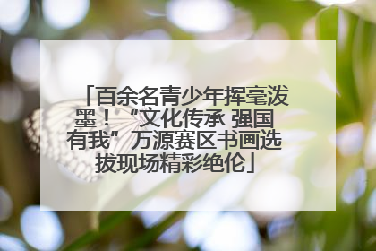 百余名青少年挥毫泼墨！“文化传承 强国有我”万源赛区书画选拔现场精彩绝伦