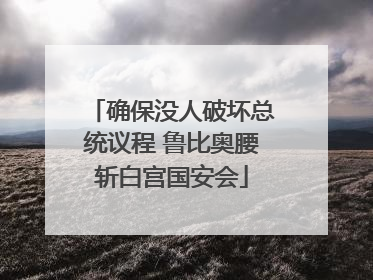 确保没人破坏总统议程 鲁比奥腰斩白宫国安会
