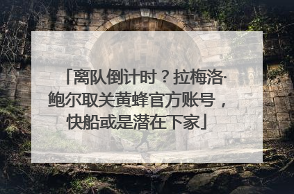 离队倒计时？拉梅洛·鲍尔取关黄蜂官方账号，快船或是潜在下家