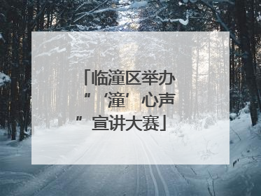 临潼区举办“‘潼’心声”宣讲大赛