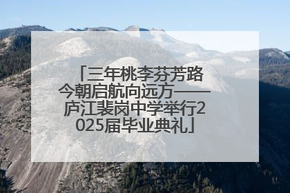 三年桃李芬芳路 今朝启航向远方——庐江裴岗中学举行2025届毕业典礼