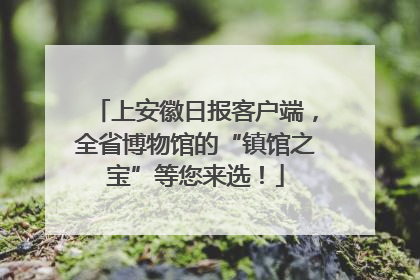 上安徽日报客户端，全省博物馆的“镇馆之宝”等您来选！