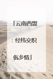 云南西盟：经纬交织佤乡情