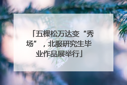 五棵松万达变“秀场”，北服研究生毕业作品展举行