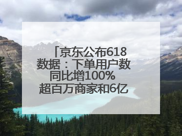 京东公布618数据：下单用户数同比增100% 超百万商家和6亿消费者受益AI