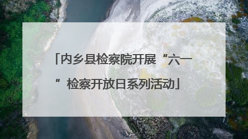 内乡县检察院开展“六一”检察开放日系列活动