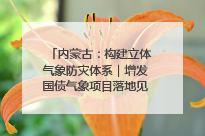 内蒙古：构建立体气象防灾体系｜增发国债气象项目落地见效系列报道