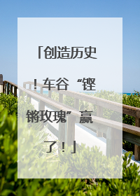 创造历史！车谷“铿锵玫瑰”赢了！