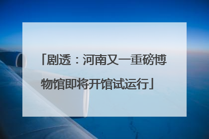 剧透：河南又一重磅博物馆即将开馆试运行