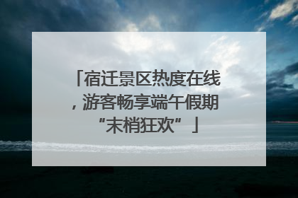 宿迁景区热度在线，游客畅享端午假期“末梢狂欢”