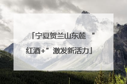 宁夏贺兰山东麓 “红酒+”激发新活力