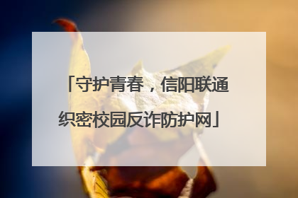 守护青春，信阳联通织密校园反诈防护网
