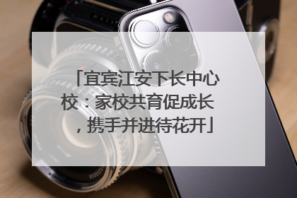 宜宾江安下长中心校：家校共育促成长，携手并进待花开