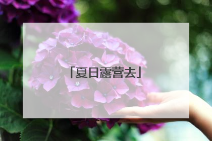 夏日露营去