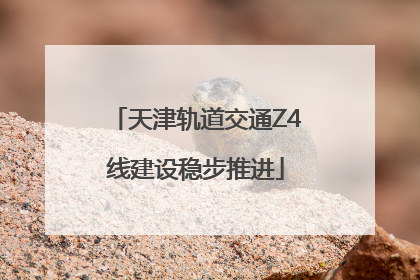 天津轨道交通Z4线建设稳步推进