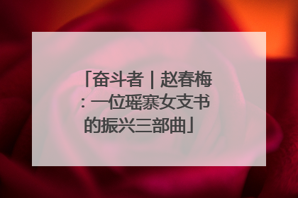 奋斗者｜赵春梅：一位瑶寨女支书的振兴三部曲