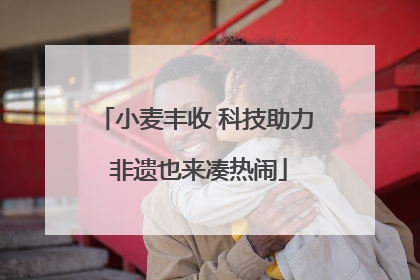 小麦丰收 科技助力 非遗也来凑热闹