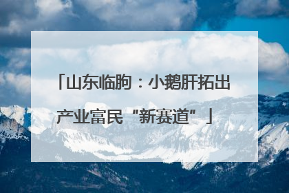 山东临朐：小鹅肝拓出产业富民“新赛道”