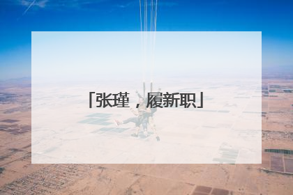 张瑾，履新职