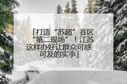 打造“苏超”赛区“第二现场”！江苏这样办好让群众可感可及的实事