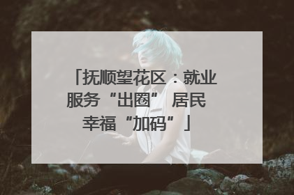 抚顺望花区：就业服务“出圈” 居民幸福“加码”