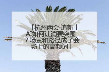 杭州两会·追新丨AI如何让消费突围？场景和路径成了会场上的高频词