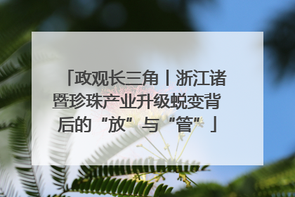 政观长三角丨浙江诸暨珍珠产业升级蜕变背后的“放”与“管”
