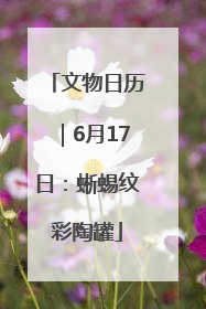 文物日历｜6月17日：蜥蜴纹彩陶罐