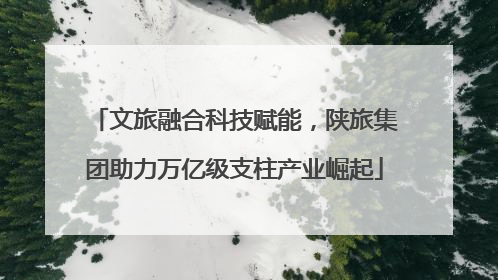 文旅融合科技赋能，陕旅集团助力万亿级支柱产业崛起