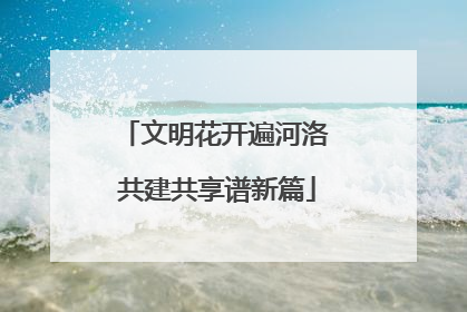 文明花开遍河洛 共建共享谱新篇