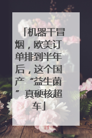 机器干冒烟，欧美订单排到半年后，这个国产“益生菌”真硬核超车