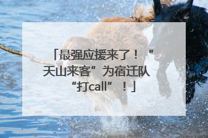 最强应援来了！“天山来客”为宿迁队“打call”！