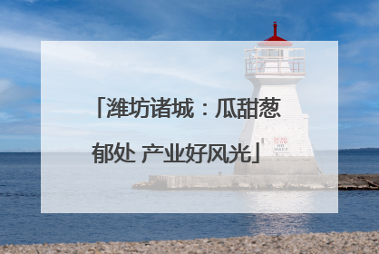 潍坊诸城：瓜甜葱郁处 产业好风光