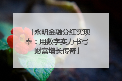 永明金融分红实现率：用数字实力书写财富增长传奇
