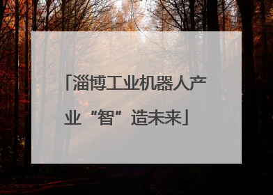 淄博工业机器人产业“智”造未来