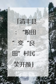 清丰县：“粮田”变“良田”村民笑开颜