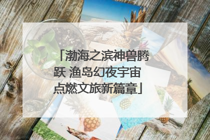 渤海之滨神兽腾跃 渔岛幻夜宇宙点燃文旅新篇章