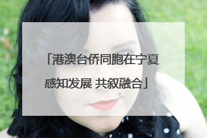 港澳台侨同胞在宁夏感知发展 共叙融合