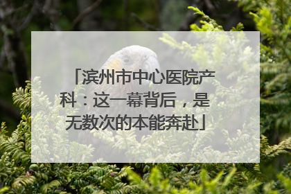 滨州市中心医院产科：这一幕背后，是无数次的本能奔赴