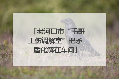 老河口市“毛哥工伤调解室”把矛盾化解在车间