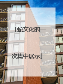 蛇文化的一次集中展示