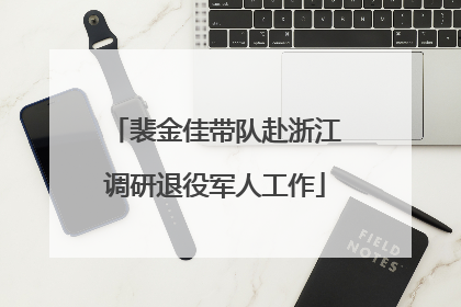 裴金佳带队赴浙江调研退役军人工作