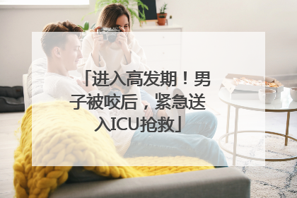 进入高发期！男子被咬后，紧急送入ICU抢救