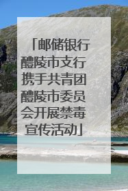 邮储银行醴陵市支行携手共青团醴陵市委员会开展禁毒宣传活动